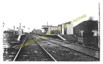 Llanyblodwell Railway Station Photo. Porthywaen - Glanyrafon. Llangynog Line (2)