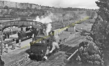 Llanymynech Railway Station Photo. Four Crosses to Pant and Maesbrook Lines. (4)
