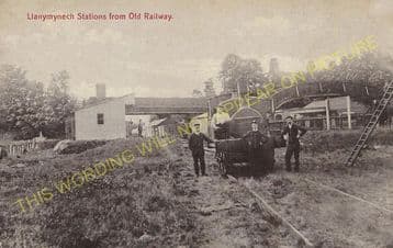 Llanymynech Railway Station Photo. Four Crosses to Pant and Maesbrook Lines. SMR. (2)