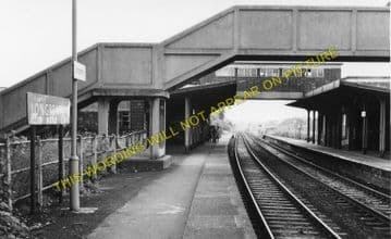 Longbenton Railway Station Photo. Newcastle - Gosforth. North Eastern Rly. (2)..