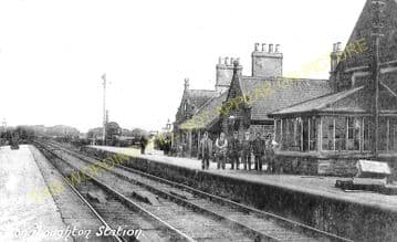 Longhoughton Railway Station Photo. Alnmouth - Little Mill. (1)..