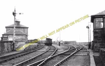Lossiemouth Railway Station Photo. Elgin Line. Great North of Scotland Rly. (1)..