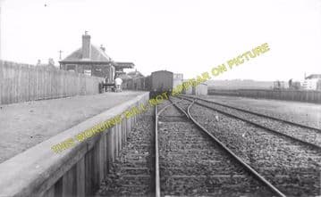 Lybster Railway Station Photo. Ulbster and Wick Line. Highland Railway. (1)..