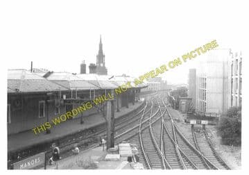 Manors East Railway Station Photo. Newcastle- Byker. Wallsend Line. (2)