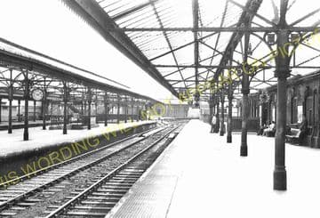 Manors North Railway Station Photo. Newcastle - Jesmond. North Eastern Rly. (2)