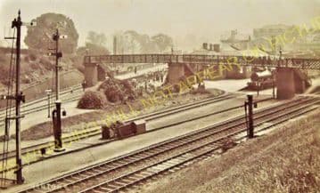 Manton Railway Station Photo. Oakham to Luffenham and Harringworth Lines. (12)
