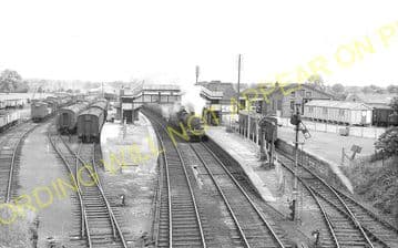 Market Drayton Railway Station Photo. Tern Hill to Adderley. (1)..