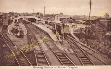 Market Drayton Railway Station Photo. Tern Hill to Adderley. (11)