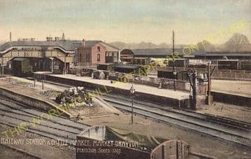 Market Drayton Railway Station Photo. Tern Hill to Adderley. (12)