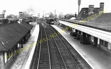 Market Drayton Railway Station Photo. Tern Hill to Adderley. (2)