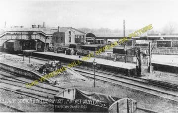 Market Drayton Railway Station Photo. Tern Hill to Adderley. (5)