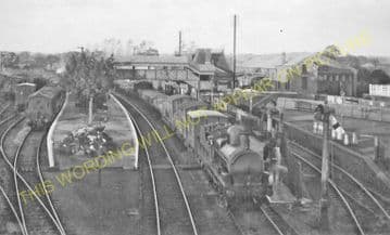 Market Drayton Railway Station Photo. Tern Hill to Adderley. (8)