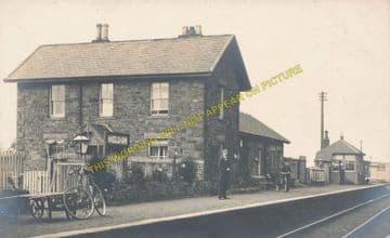 Meldon Railway Station Photo. Morpeth - Angerton. Scotsgap & Reedsmouth Line (2)