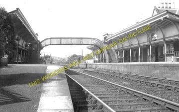 Melrose Railway Station Photo. St. Boswells - Galashiels. Bowland Line. NBR. (1)