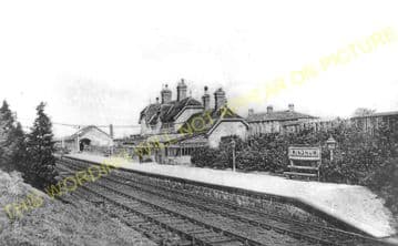 Mindrum Railway Station Photo. Coldstream - Kirknewton. Berwick to Alnwick. (2)