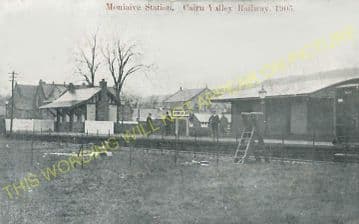 Moniaive Railway Station Photo. Kirkland, Dunscore and Dumfries Line. G&SWR (6)