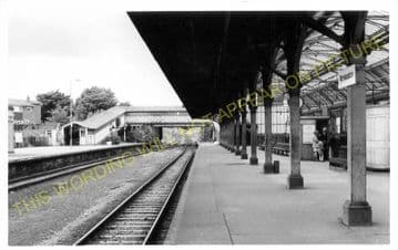 Monkseaton Railway Station Photo. Whitley Bay to Backworth and Hartley Lines (4).