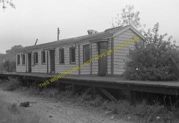 Morcott Railway Station Photo. Luffenham - Seaton. Market Harborough Line. (2)