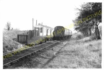 Morcott Railway Station Photo. Luffenham - Seaton. Market Harborough Line. (8)