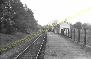 Morcott Railway Station Photo. Luffenham - Seaton. Market Harborough Line. (9)