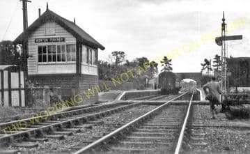 Morton Pinkney Railway Station Photo. Blakesley - Byfield. Towcester Line. (2).