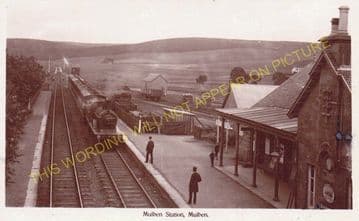 Mulben Railway Station Photo. Keith - Orton. Elgin Line. Highland Railway (1)