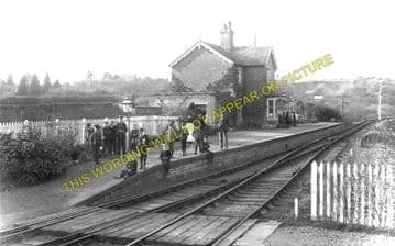 Neen Sollars Railway Station Photo. Cleobury Mortimer - Newnham Bridge. GWR. (2)