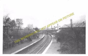 Neilston High Railway Station Photo. Uplawmoor - Netherton. Caledonian Rly. (2)