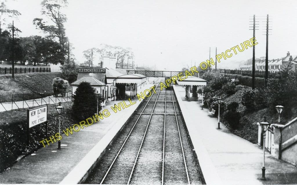 Lee New Eltham & Pope Street Railway Station Photo Sidcup. 2 