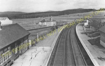 New Galloway Railway Station Photo. Parton - Gatehouse. Portpatrick Line. (4)
