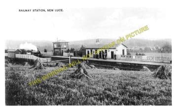 New Luce Railway Station Photo. Dunragit -Glenwhilly. Stranraer to Barrhill. (1)..