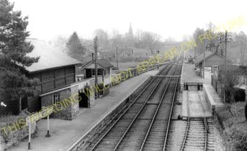 Newbridge-on-Wye Railway Station Photo. Builth Wells - Rhayader. Cambrian. (5)