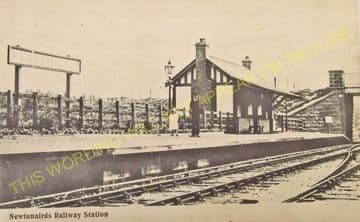 Newtonairds Railway Station Photo. Irongray - Stepford. Dumfries to Moniaive (2).
