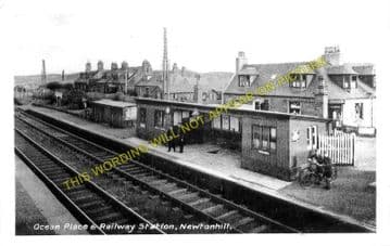 Newtonhill Railway Station Photo. Muchalls - Portlethen. Stonehaven Line. (1)..