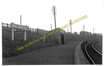North Water Bridge Railway Station Photo. Montrose - St. Cyrus. Bervie Line. (1).