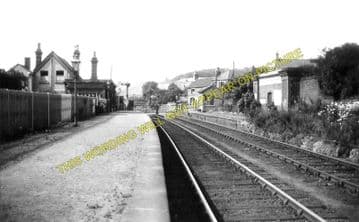 Oakengates Market Street Railway Station Photo. Madeley - Woombridge. L&NWR (1)..