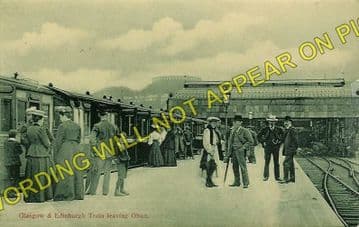 Oban Railway Station Photo. Connel Ferry Line and Taynuilt Line. Caledonian (2)