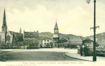 Oban Railway Station Photo. Connel Ferry Line and Taynuilt Line. Caledonian (29)