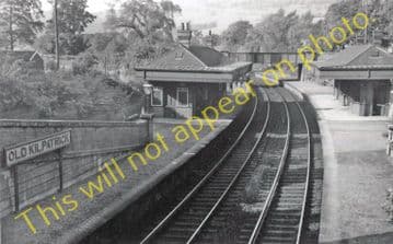 Old Kilpatrick Railway Station Photo. Dalmuir - Bowling. Caledonian Railway. (2)