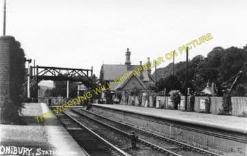 Onibury Railway Station Photo. Craven Arms & Stokesay - Bromfield. (1)