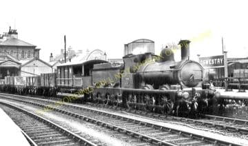 Oswestry Railway Station Photo. LLynclys - Whittington. Cambrian Railway. (3)