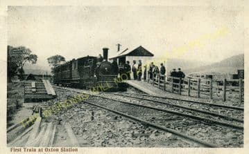 Oxton Railway Station Photo. Fountainhall - Lauder. North British Railway (3)