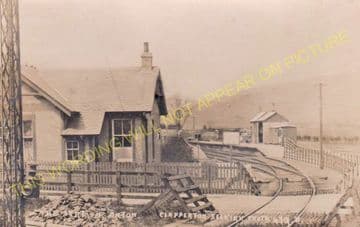 Oxton Railway Station Photo. Fountainhall - Lauder. North British Railway (5).