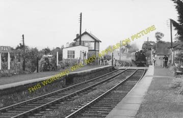 Pant Railway Station Photo. Llynclys - Llanymynech. Cambrian Railway. (2)