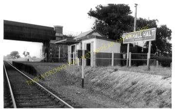 Park Hall Railway Station Photo. Oswestry - Gobowen. Chirk Line. GWR. (2)