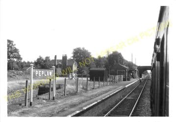 Peplow Railway Station Photo. Crudgington - Hodnet. Wellington to Tern Hill. (3)