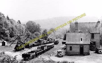Plowden Railway Station Photo. Craven Arms - Eaton. Bishop's Castle Railway. (2)..