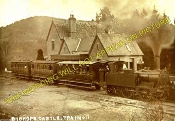 Plowden Railway Station Photo. Craven Arms - Eaton. Bishop's Castle Railway. (4)
