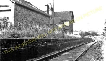 Pontesbury Railway Station Photo. Hanwood to Minsterley and Snailbeach Lines (3).