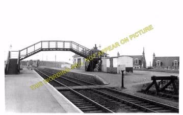 Portknockie Railway Station Photo. Cullen - Findochty. Portsoy Line. (2)